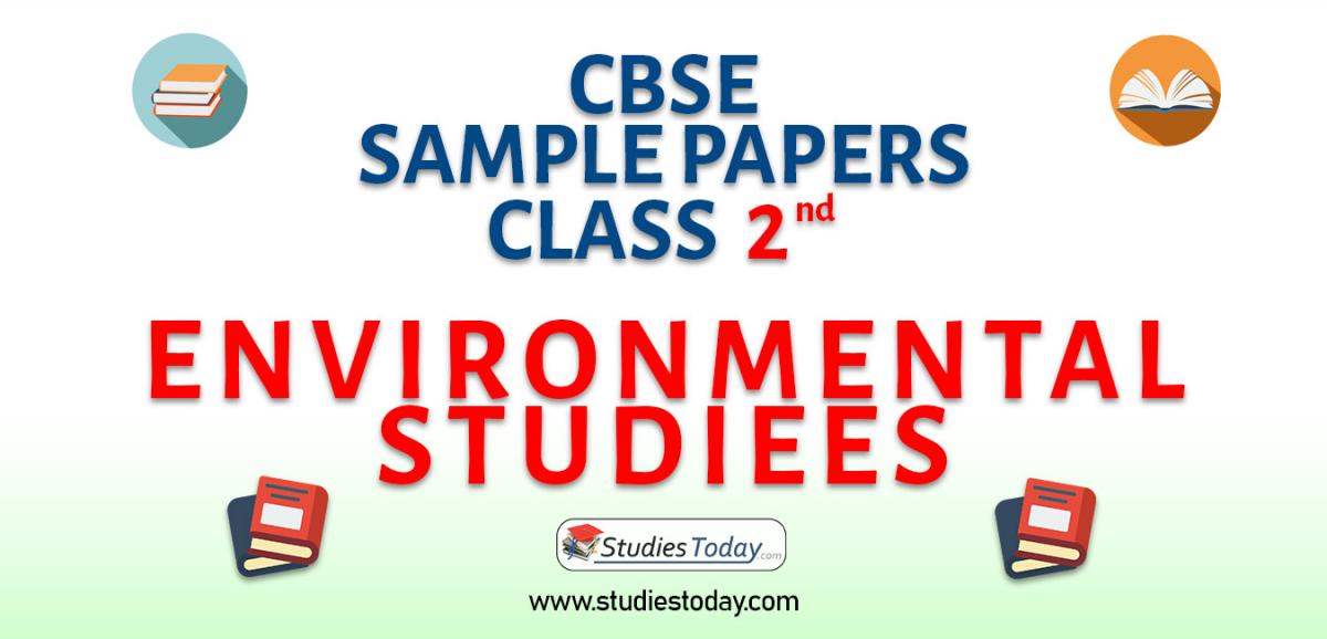 CBSE Sample Paper Class 2 Environmental Studies Solved Pdf Download
